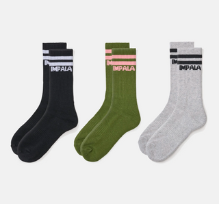 Impala Skate Socks three packs